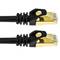 Ethernet-Netzwerkkabel 20 meter LAN SFTP RJ45 Cat.7 schwarz