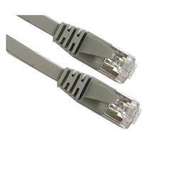 Kategorie 5e FTP Kabel grau flach 1m