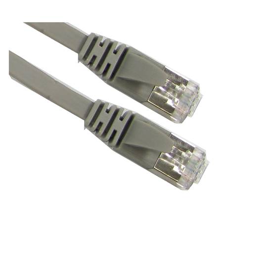 Cable FTP categoria 5e pla gris 1m