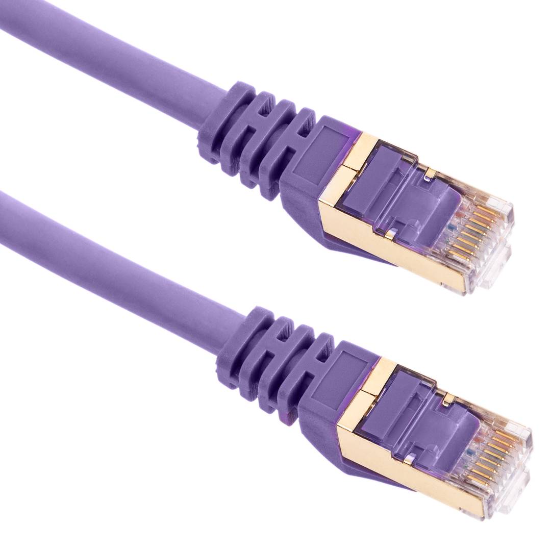 Câble réseau ethernet Cat.8 40GBase-T 40GB RJ45 S/FTP 50 cm patch