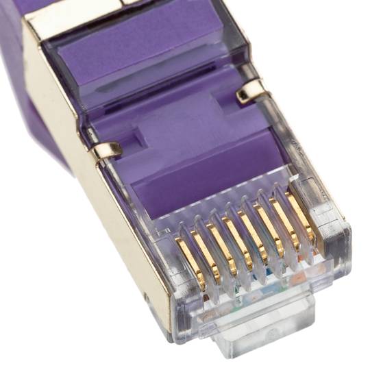 Ethernet Netzwerkkabel Cat.8 40GBase-T 40 GB RJ45 S/FTP 1 m Patchkabel der Kategorie 8