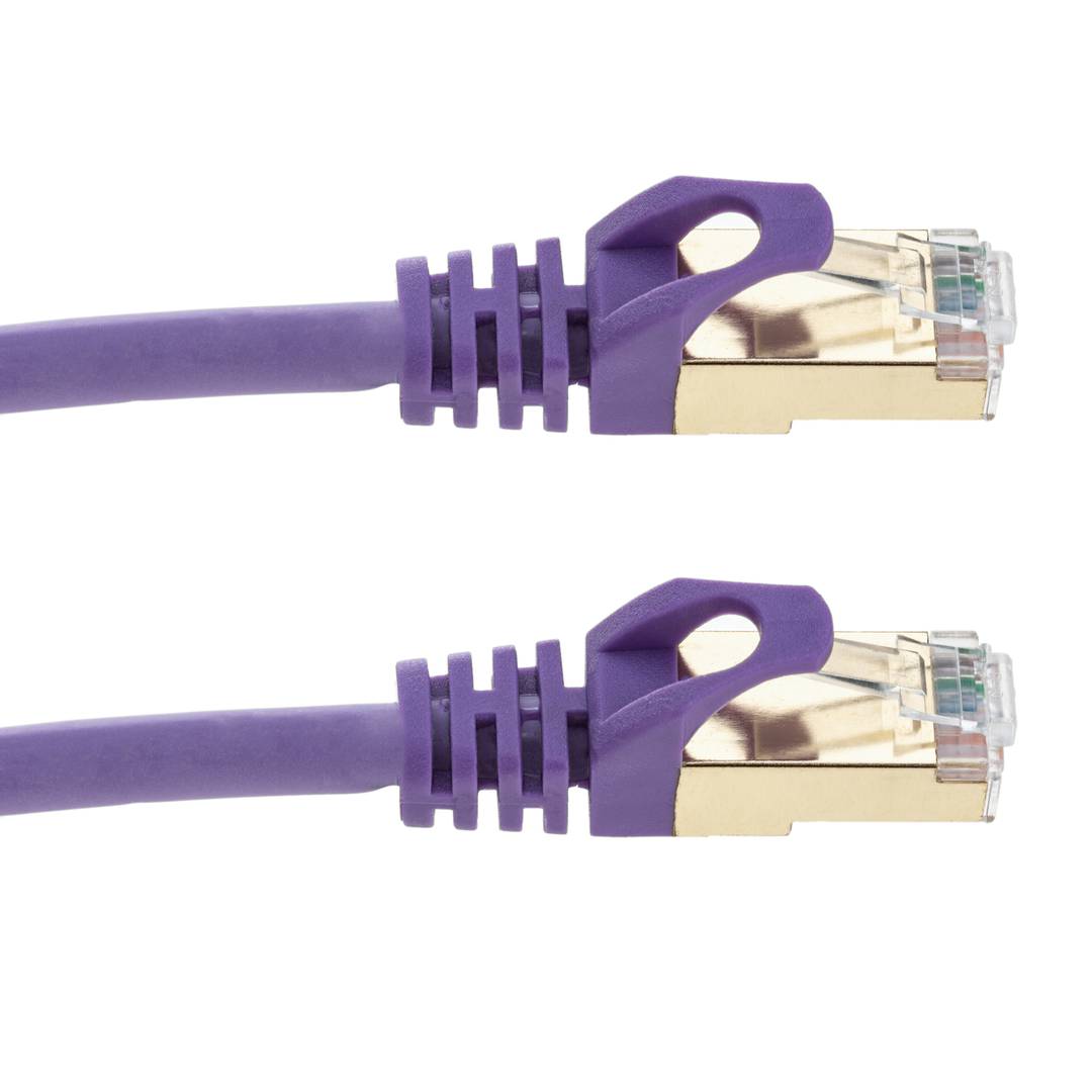 Câble réseau ethernet Cat.8 40GBase-T 40GB RJ45 S/FTP 1 m patch cord de catégorie  8 - Cablematic