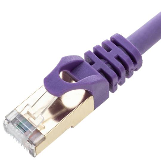 Plano Cable Ethernet Network LAN 40Gbit/s 2000MHz SFTP con Conector RJ45 QING CAOQING Cable de Red Cat 8 5M 