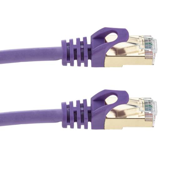 Cable Ethernet Cat 8 - Cable de red de nylon trenzado - Cable de