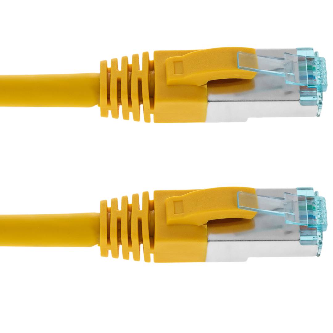 Cable de red ethernet 20 metros LAN SFTP RJ45 Cat.7 negro - Cablematic