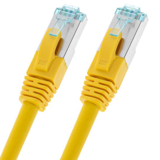 1 m gele Cat.7 FTP Ethernet-netwerkkabel