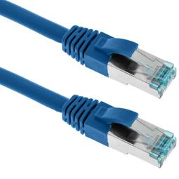Cable de red ethernet 25cm LAN SFTP RJ45 Cat. 7 Azul