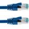 Cable de xarxa ethernet Cat. 7 FTP de 0,25 m de color blau