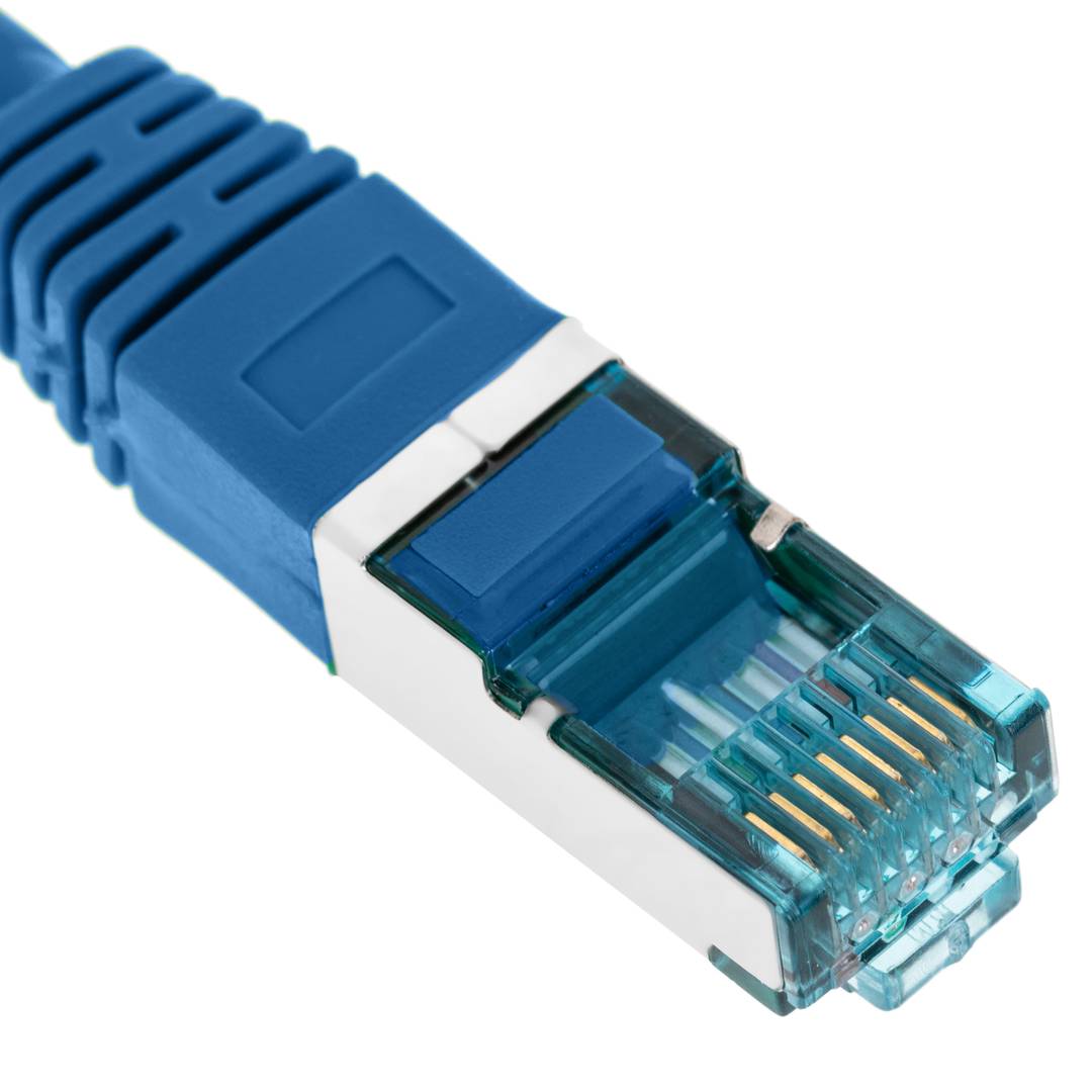 Cable de red ethernet 50cm LAN SFTP RJ45 Cat. 7 Azul