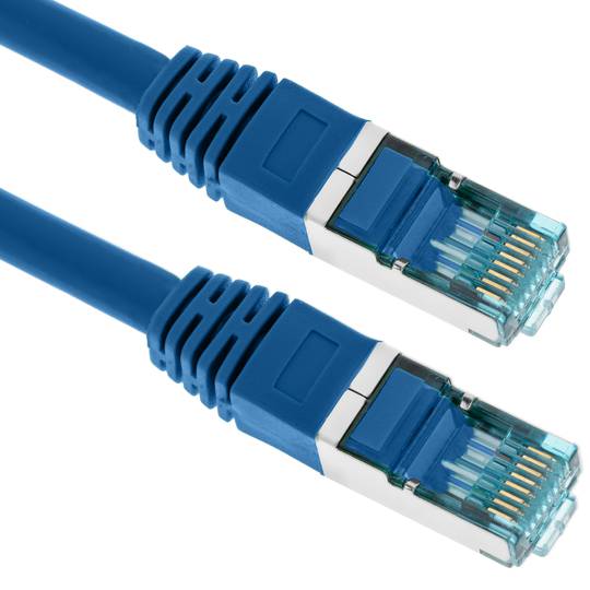 Cable de red ethernet 50cm LAN SFTP RJ45 Cat. 7 Azul