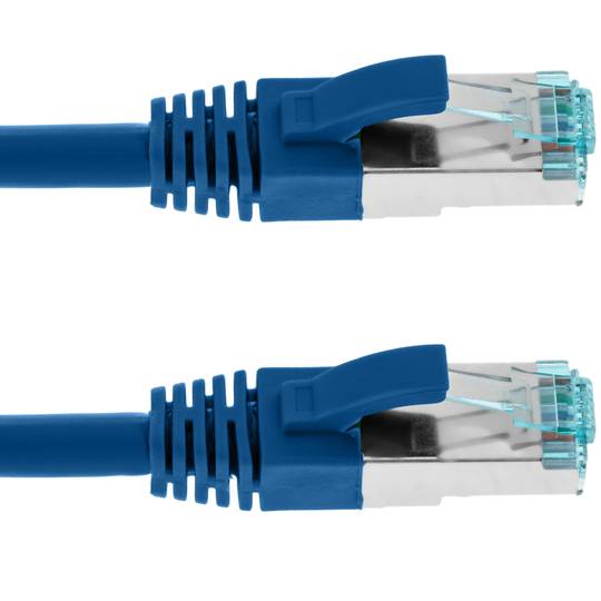 Cable de red ethernet 50cm LAN SFTP RJ45 Cat. 7 Azul