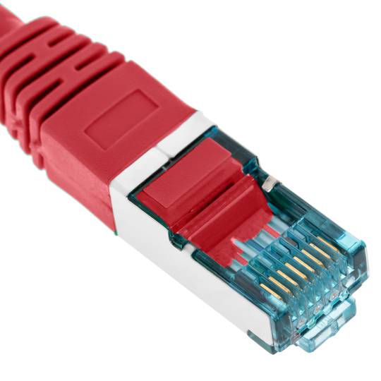 Cavo di rete Ethernet 2m LAN SFTP SFTP RJ45 Cat. 7 Rosso