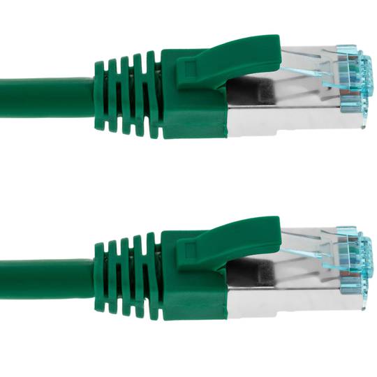 0.25 m green Cat. 7 FTP Ethernet network cable