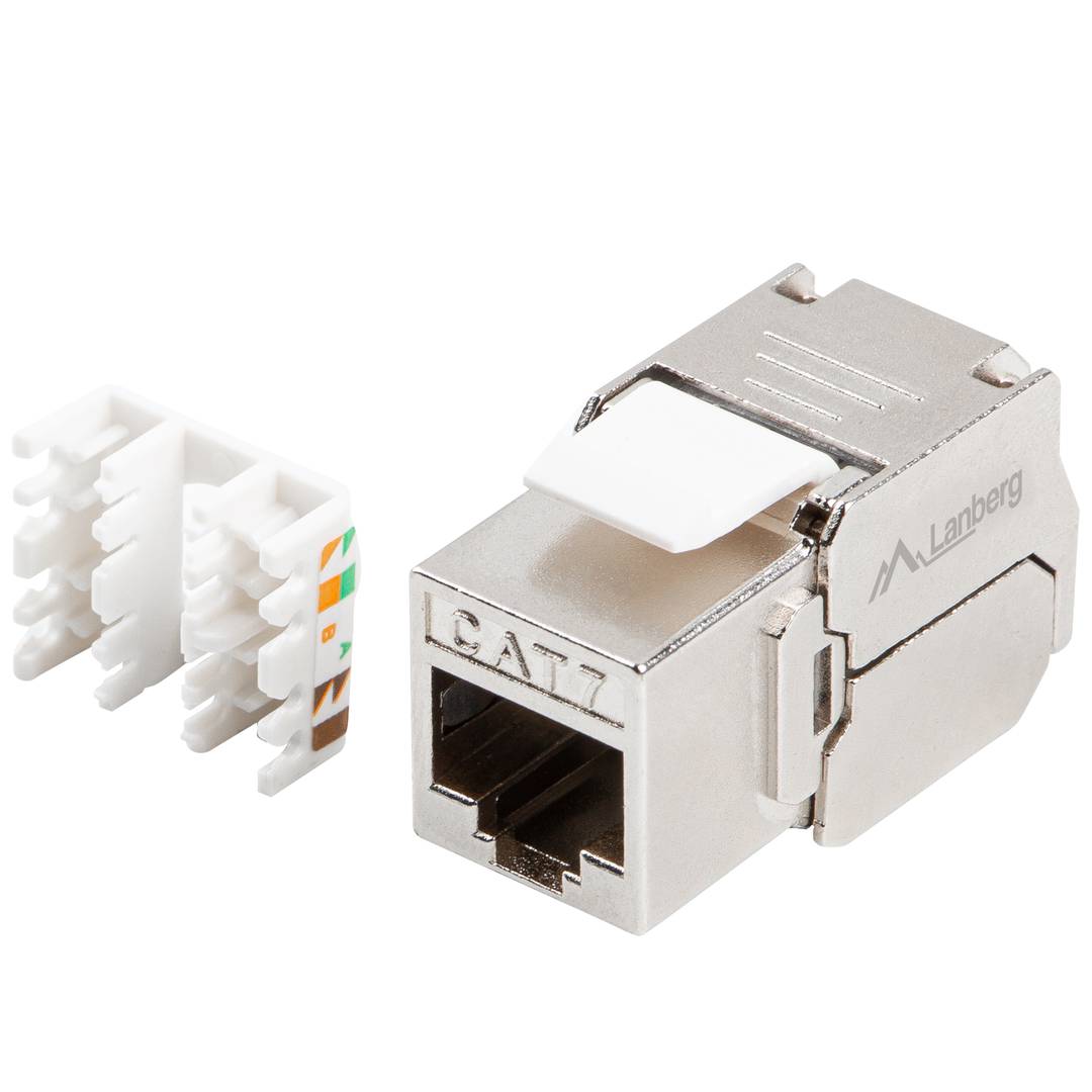 Conector Keystone RJ-45 hembra FTP Cat.7 de Lanberg KSF7-2000
