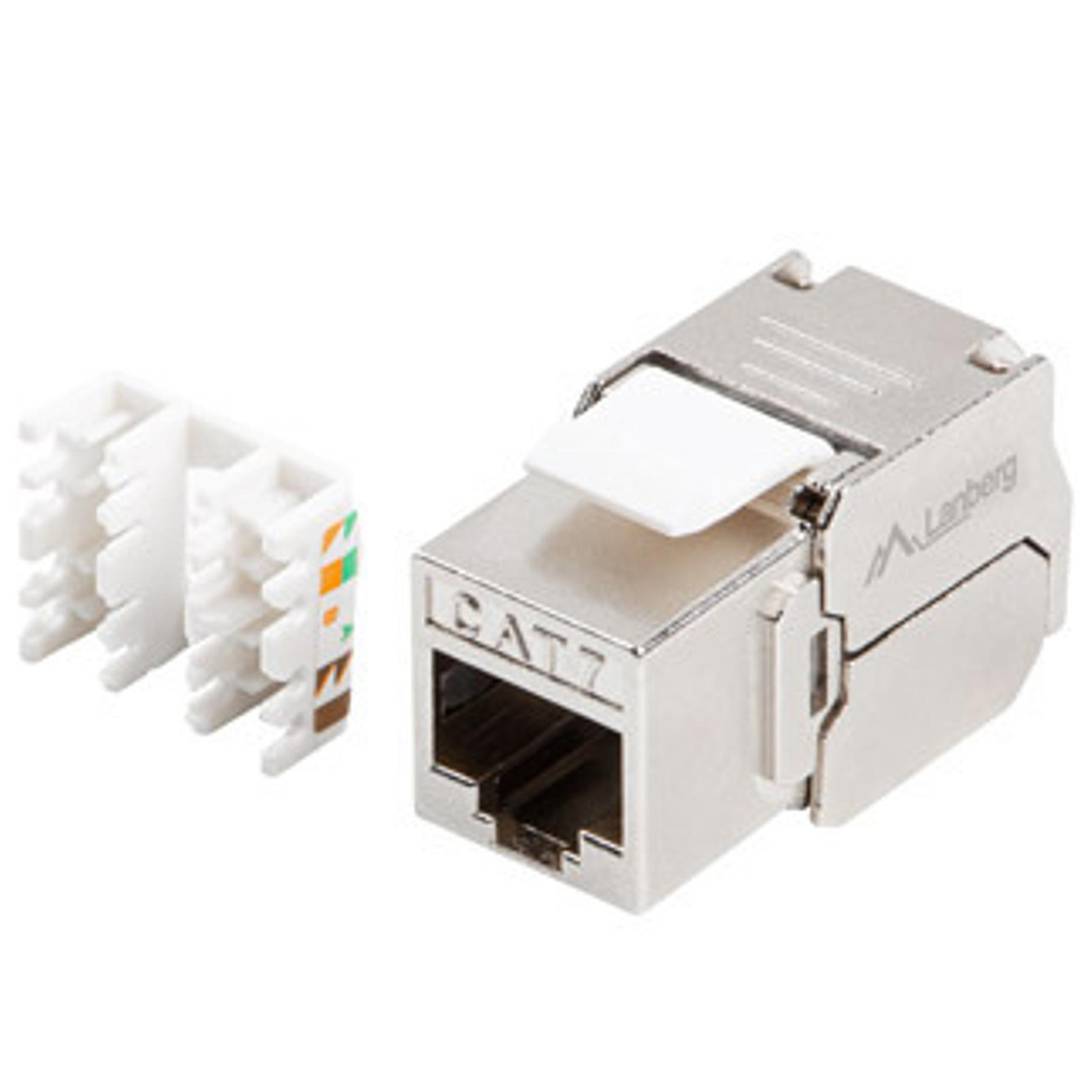 Conector Keystone RJ-45 hembra FTP Cat.7 de Lanberg KSF7-2000