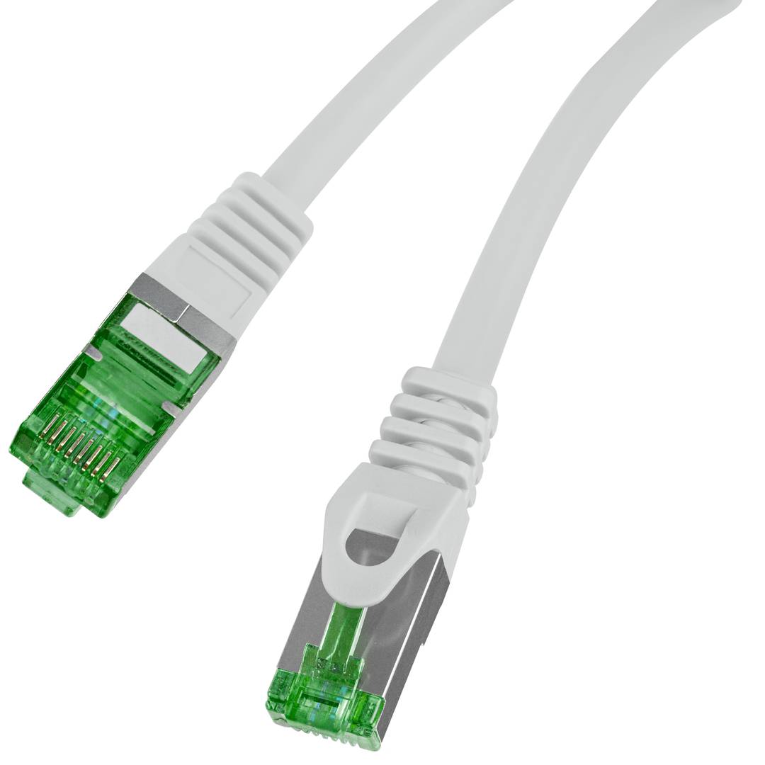Cable de red de Lanberg PCF7-10CU-0025-S de 0,25 m con conector RJ-45 a RJ-45 cat7 S/FTP (S-STP)