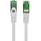 Cable de red de Lanberg PCF7-10CU-0025-S de 0,25 m con conector RJ-45 a RJ-45 cat7 S/FTP (S-STP)