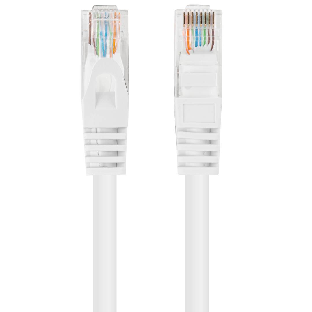 10 stuks witte Cat.5e UTP Ethernet-netwerkkabel van 0,25 m PCU5-20CC-0025-W
