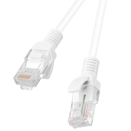 Câble réseau Lanberg cat.6 UTP 20m blanc PCU6-10CC-2000-W
