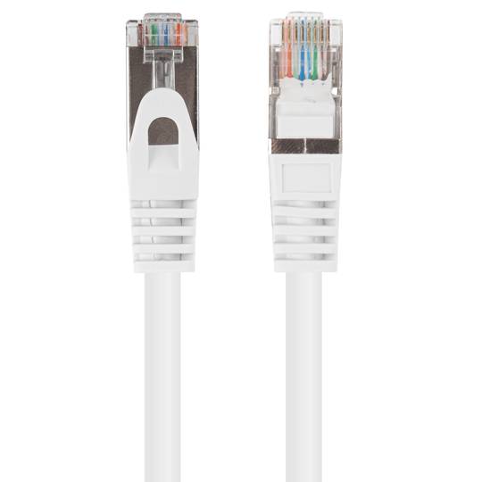 Set van 10 stuks van 0,5 m witte Cat.6 FTP Ethernet-netwerkkabel PCF6-20CC-0050-W