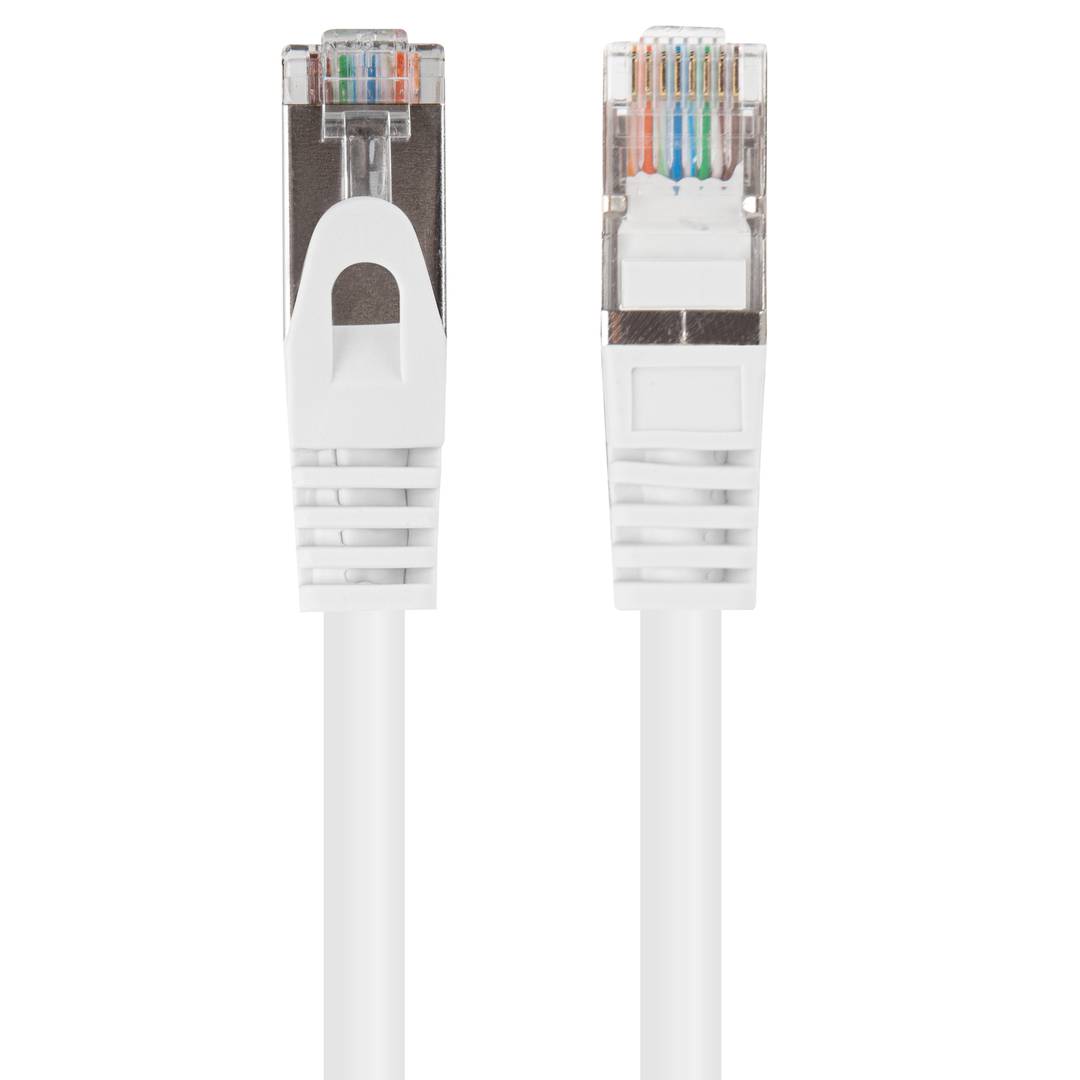 Packung mit 10 Einheiten Lanberg Cat 6 FTP-Netzwerkkabel 3 m weiß PCF6-20CC-0300-W