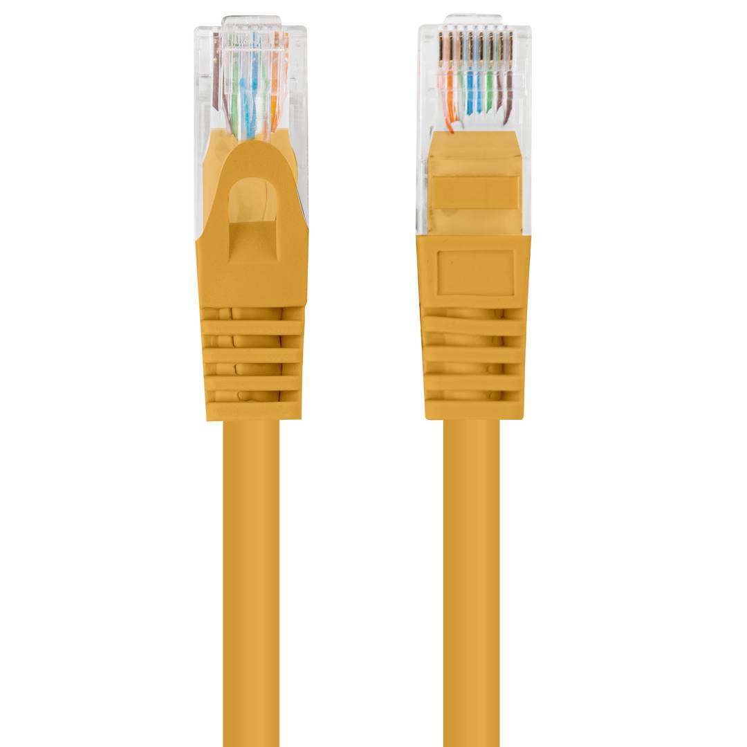 Pack de 10 câbles réseau Ethernet UTP Orange Cat.5e de 0,25 m PCU5-20CC-0025-O