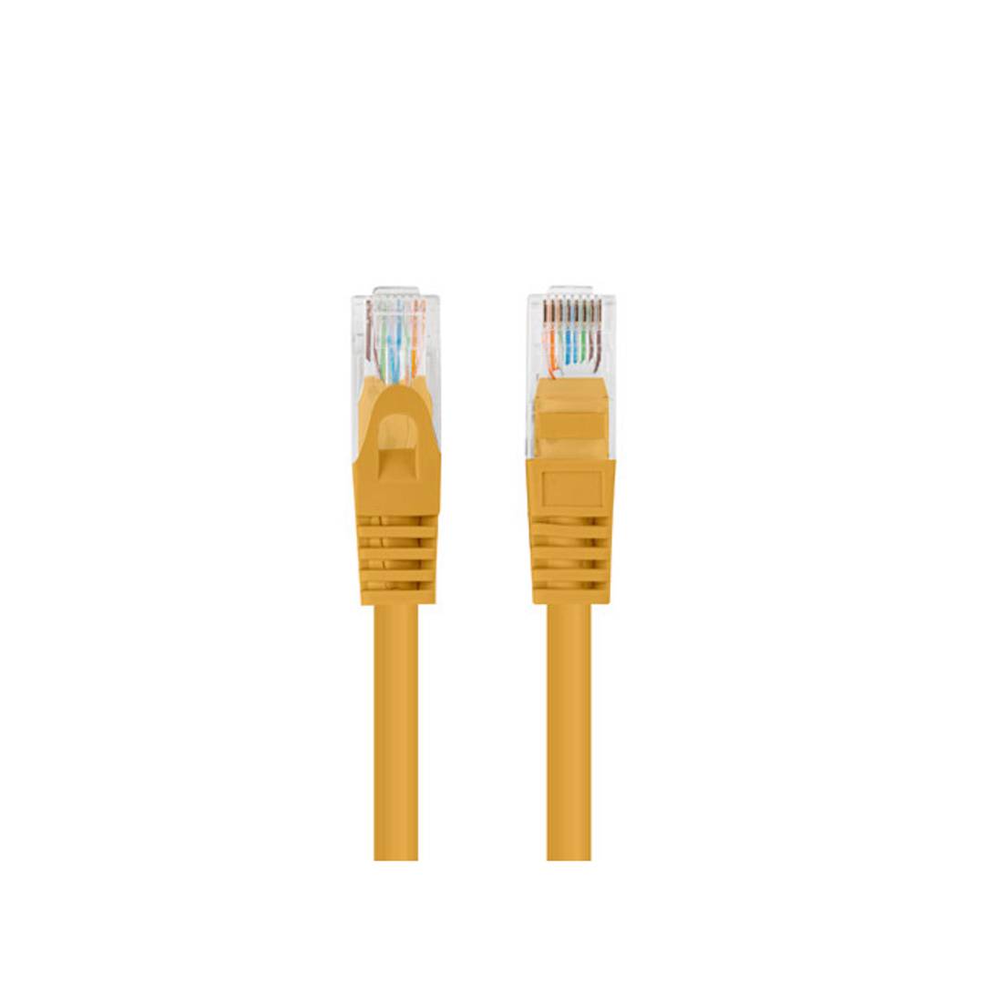 Pacote com 10 cabos de rede Lanberg cat.5e UTP 1,5 m cor laranja  PCU5-20CC-0150-O - Cablematic