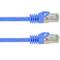 Cabo de rede Ethernet Cat. 8.1 S/FTP 0.5m azul