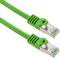 Cat ethernet network cable. 8.1 S/FTP 0.5 m green