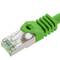 Cat ethernet network cable. 8.1 S/FTP 0.5 m green