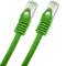 Cat ethernet network cable. 8.1 S/FTP 0.5 m green