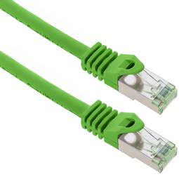 Cabo de rede Ethernet Cat. 8.1 S/FTP 2 m verde