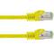 sieciowy Ethernet Cat. 8.1 S/FTP 0,25 m Żółty