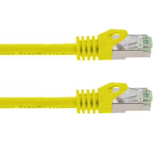 Cat ethernet-netwerkkabel. 8.1 S/FTP 2 m Geel