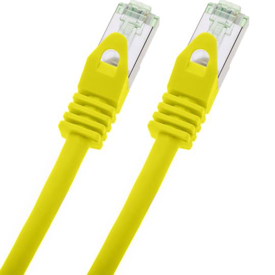 Cat ethernet-netwerkkabel. 8.1 S/FTP 2 m Geel