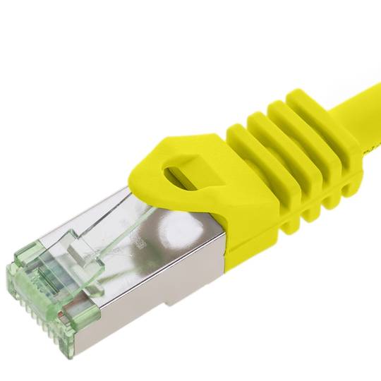 Cat ethernet-netwerkkabel. 8.1 S/FTP 2 m Geel