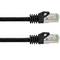 Cable de red ethernet Cat. 8.1 S/FTP de 0.5 m de color negro
