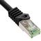 Cable de xarxa ethernet Cat. 8.1 S/FTP d'1 m de color negre
