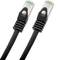 Cable de xarxa ethernet Cat. 8.1 S/FTP de 3 m de color negre