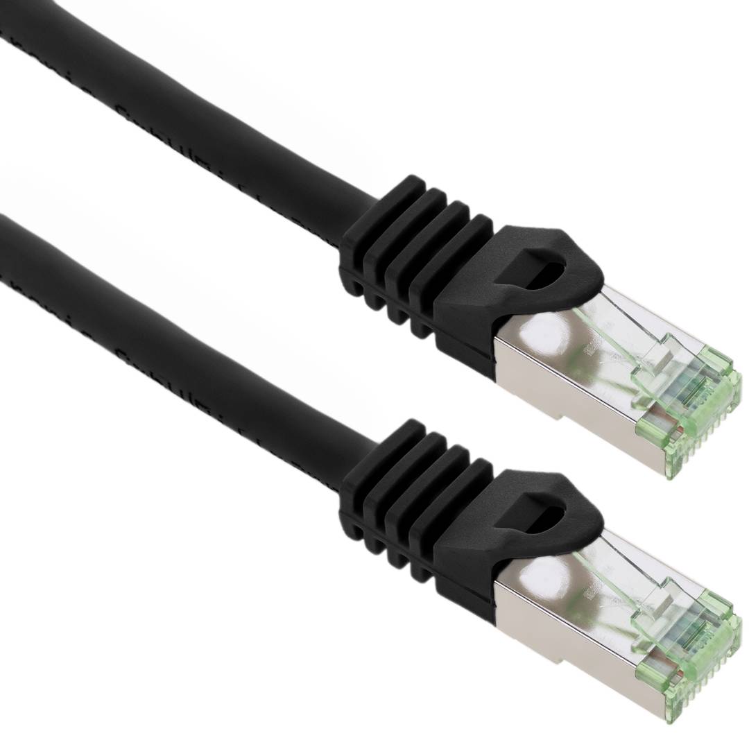 Cabo de rede Ethernet Cat. 8.1 S/FTP 5m preto
