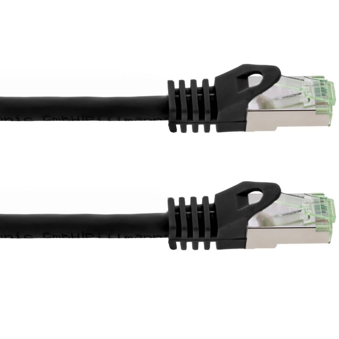 Cabo de rede Ethernet Cat. 8.1 S/FTP 5m preto