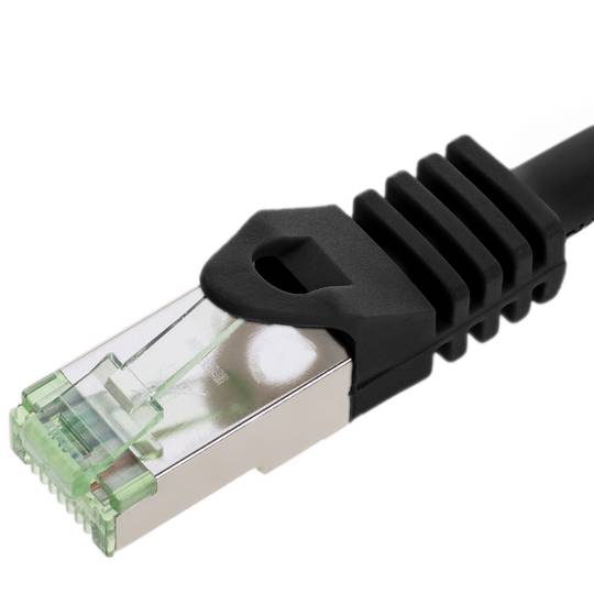 Cabo de rede Ethernet Cat. 8.1 S/FTP 5m preto
