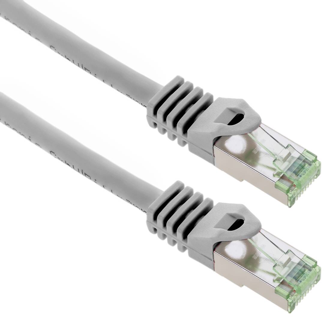 Cabo de rede Ethernet Cat. 8.1 S/FTP 3m Cinzento