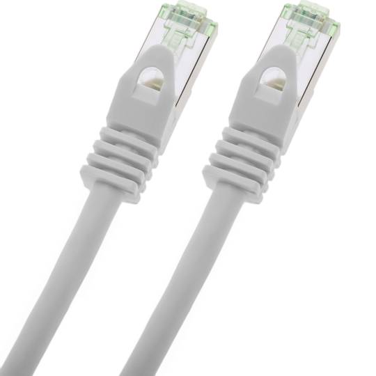 Câble réseau Ethernet Cat. 8.1 S/FTP 3 m blanc