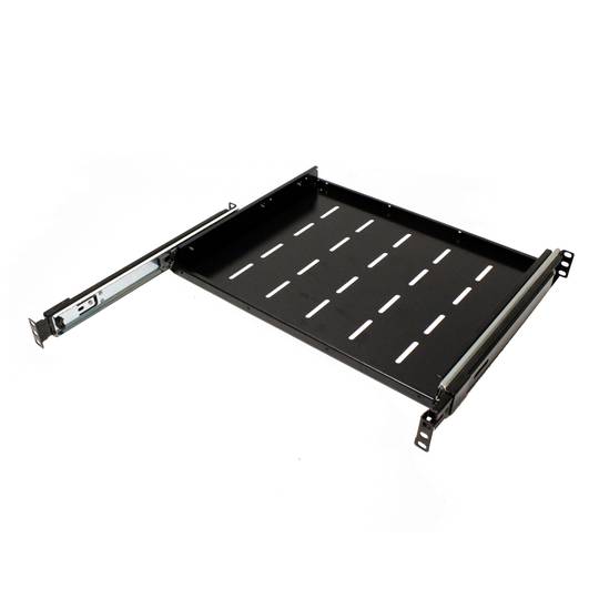 Telescopic tray for rack19 1U and bottom 350mm 375-620mm
