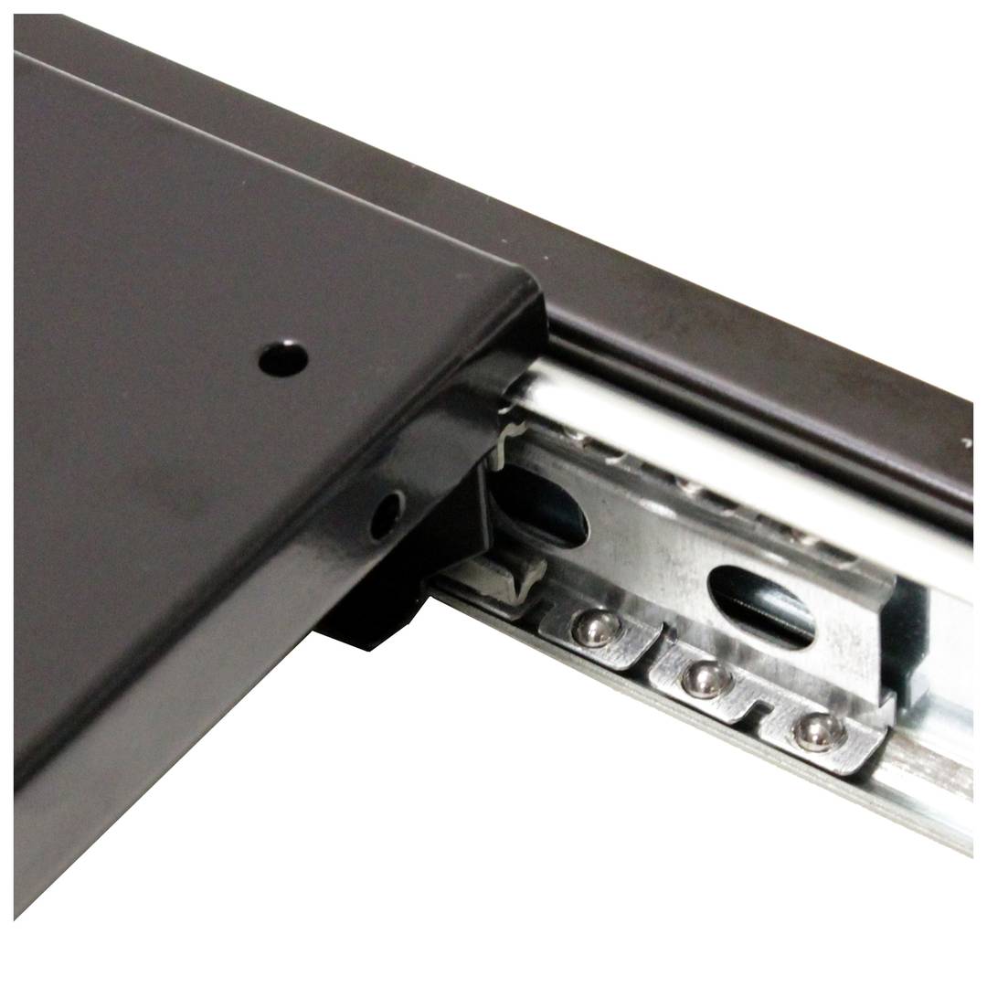 Safata telescòpica per rack19 de 1U i fons 350mm 375-620mm