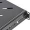 Telescopic tray for server rack 19 inch 1U 550mm depth sliding slides shelf