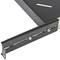 Telescopic tray for server rack 19 inch 1U 550mm depth sliding slides shelf