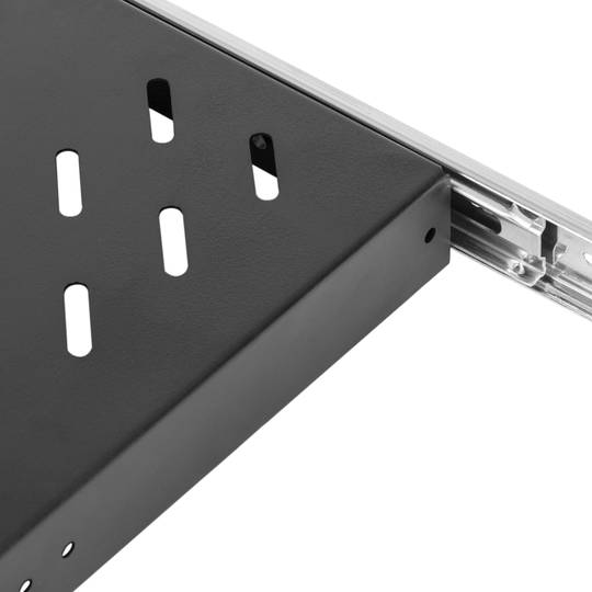 Teleskop Schublade 1HE 700mm Tiefe rack 19