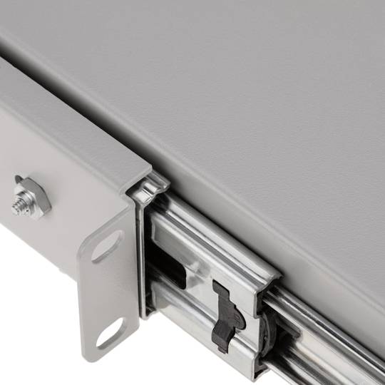 Plateau télescopique réglable pour armoire rack 1U 19